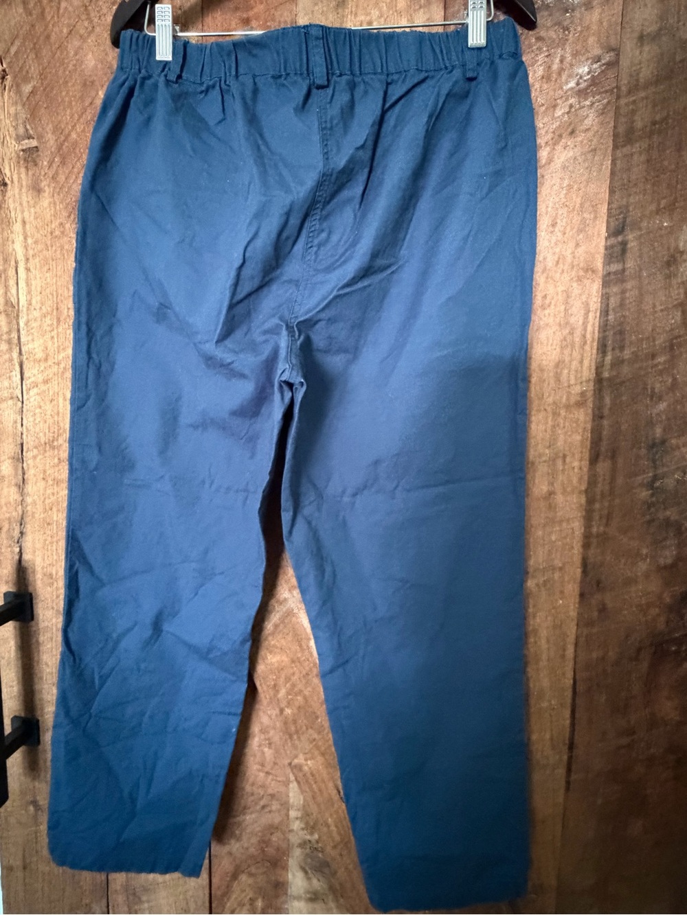 Zac & Rachel Dark Navy Elastic-Waist Chinos